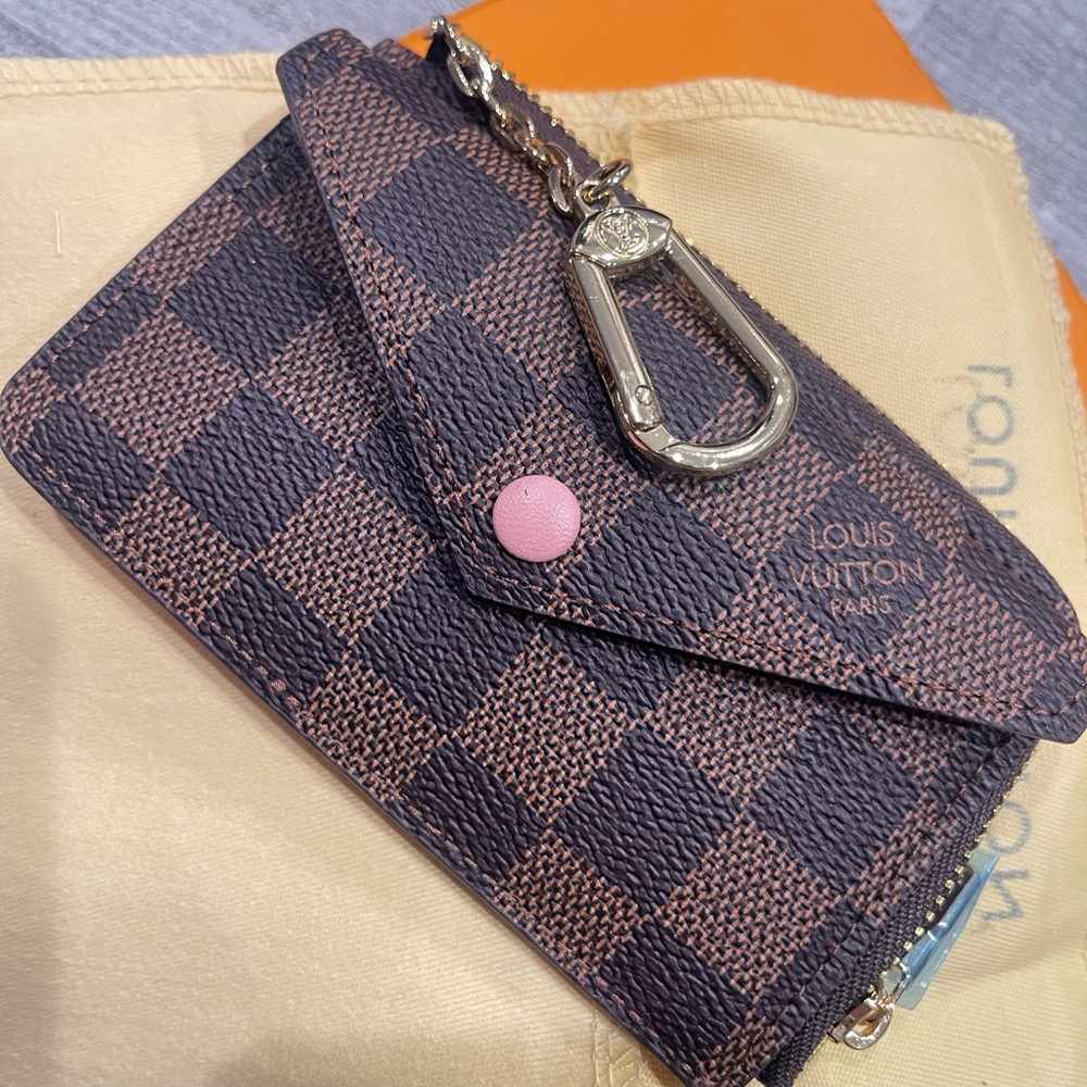 Checkered Pink Wallet